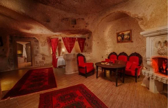 Lady In Red Mağara Suite (Sultan Cave Suite)