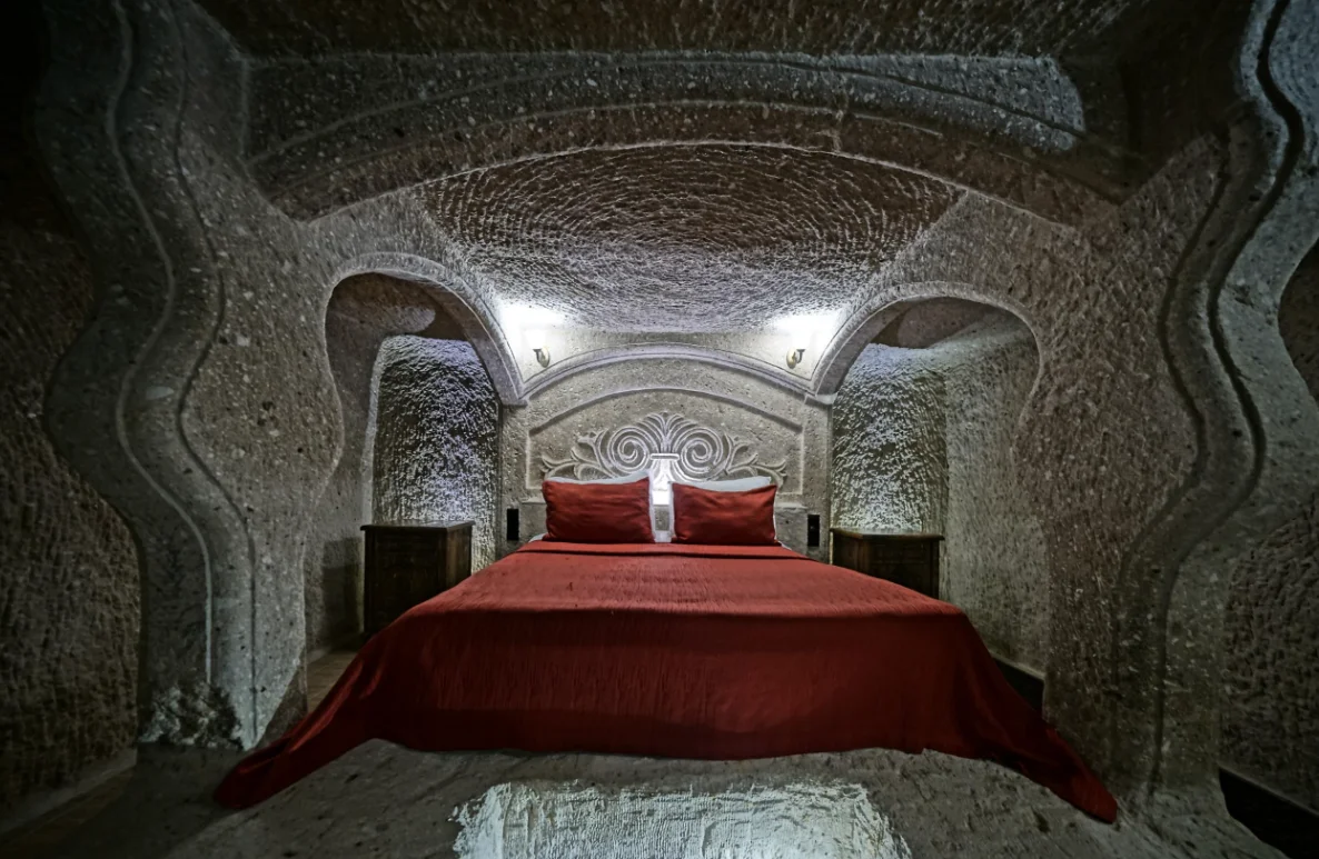 Naturel Mağara Oda (Double Cave Room)