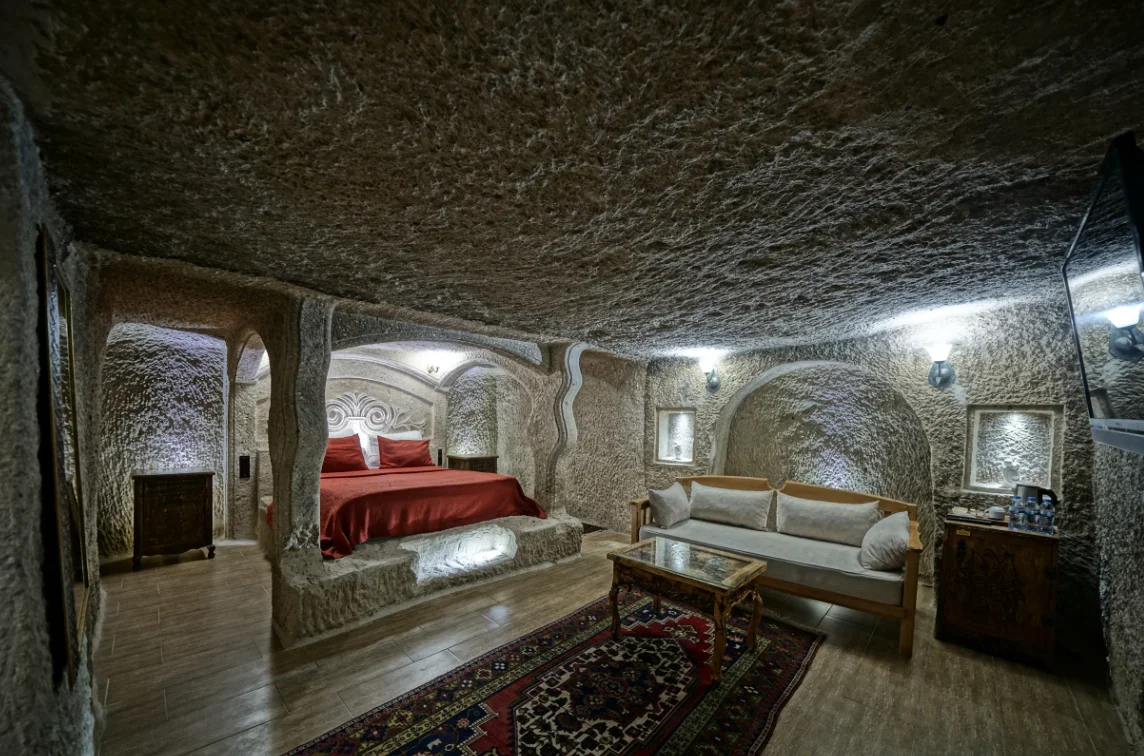 Naturel Mağara Oda (Double Cave Room)